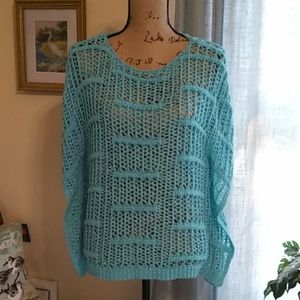 Chicos tape yarn poncho